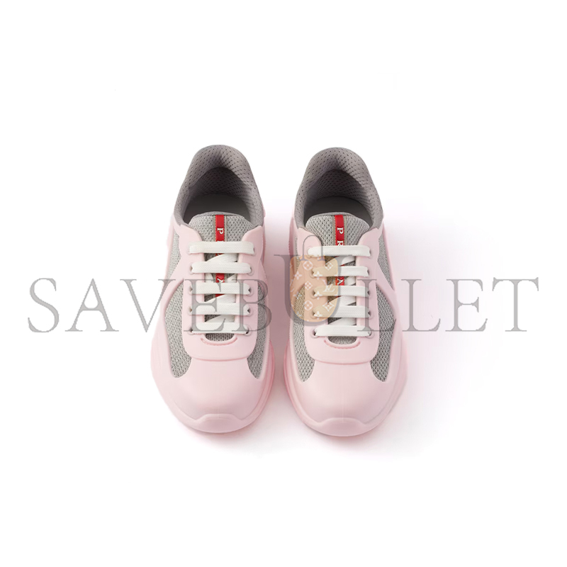 PRADA AMERICA'S CUP SOFT RUBBER AND BIKE FABRIC SNEAKERS 3E6500